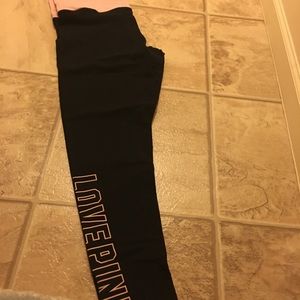 Like New Victoria Secret PINK Yoga Leggings